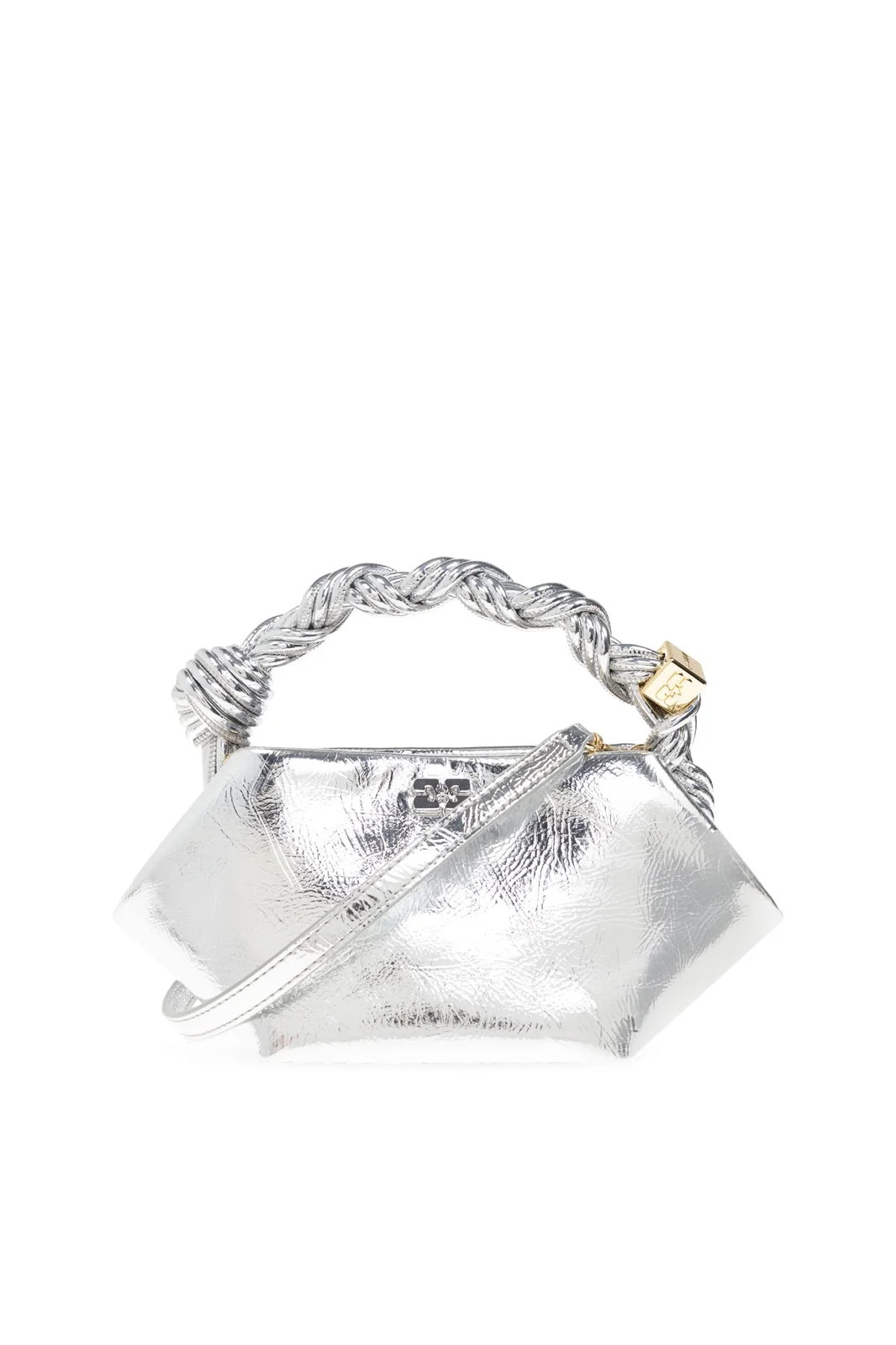 Ganni Mini Bou Top Handle Tote Bag | Cettire Global