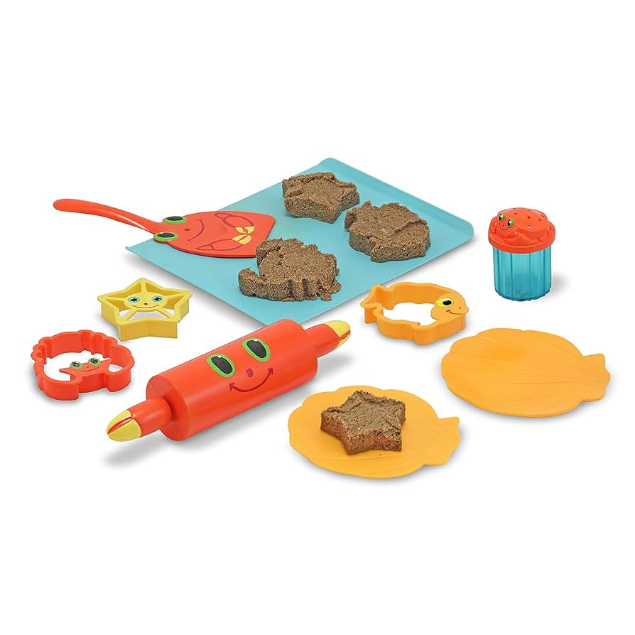 Melissa & Doug Sunny Patch Seaside Sidekicks Sand Cookie-Baking Set (FFP) | Amazon (US)