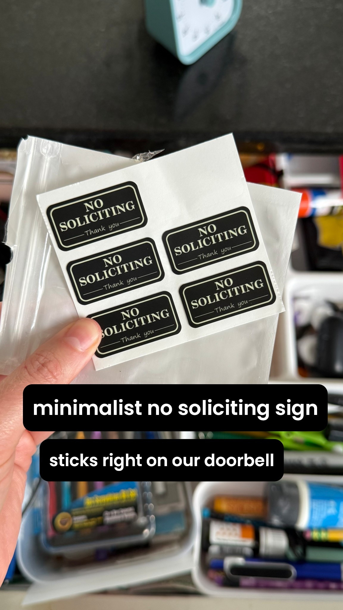 Love this for our Ring doorbell. No more soliciting!

#LTKHome