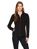 Amazon Essentials Women's Classic Fit Long-Sleeve Full-Zip Polar Soft Fleece Jacket, Black, Medium | Amazon (US)