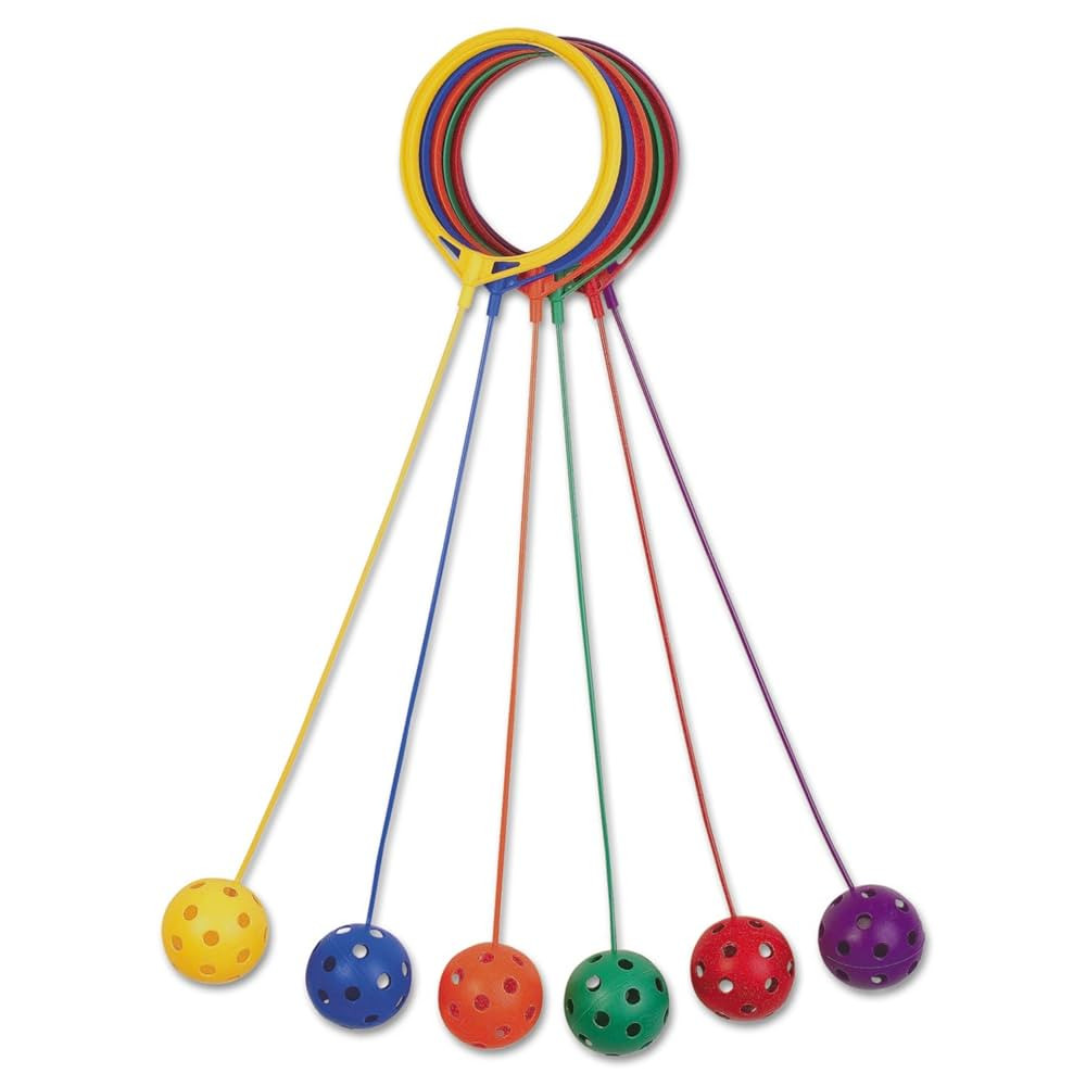 Champion Sports Skip Ball Ankle Toy for Kids, Pack of 6, Assorted Colors - Durable Hopper/Swingba... | Amazon (US)