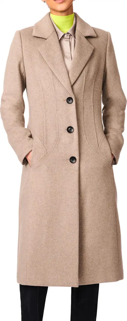 Tailored Longline Coat | Nordstrom