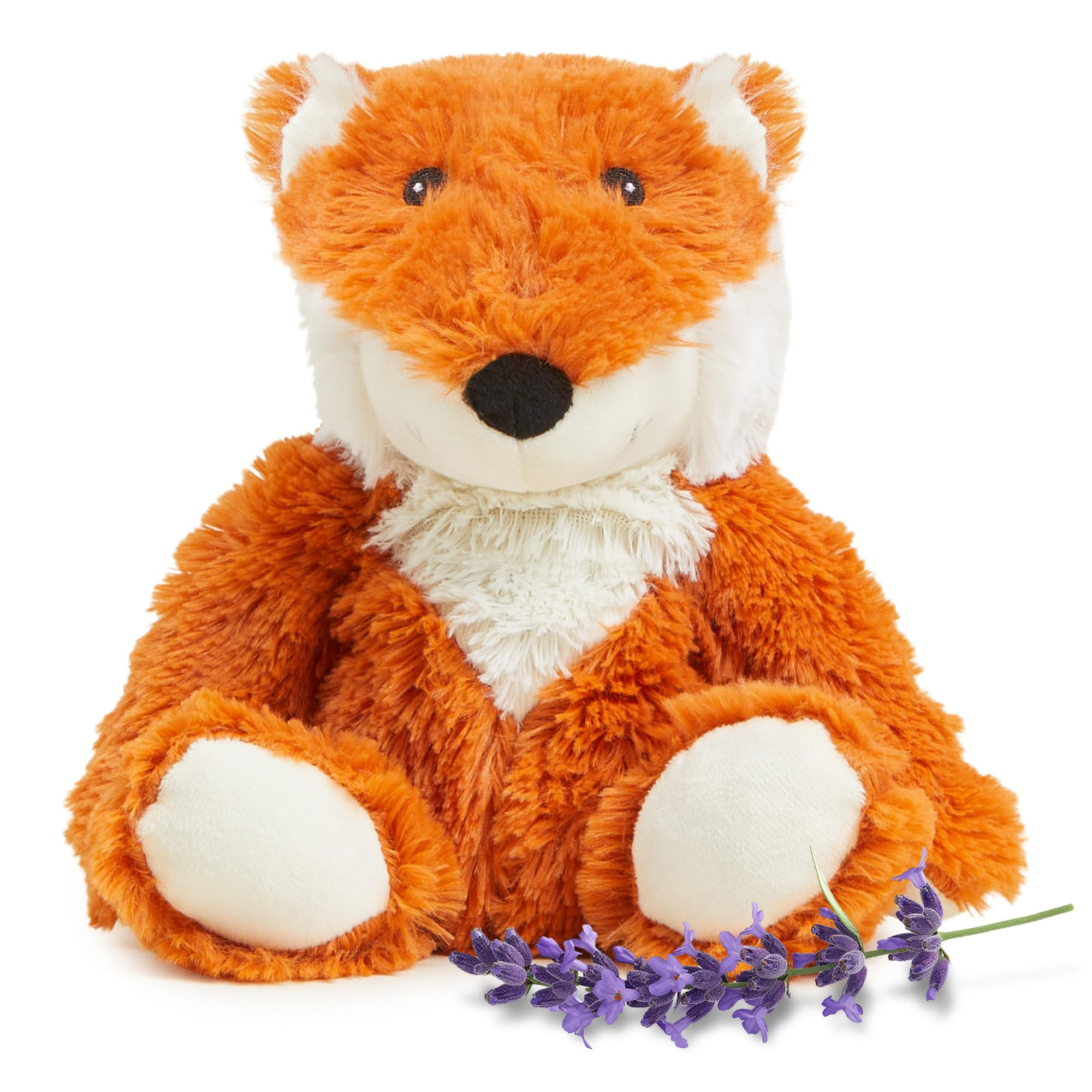 warmies Microwavable & Weighted Stuffed Animals, Fox - Heated Stuffed Animal Plushie for Warmth &... | Amazon (US)