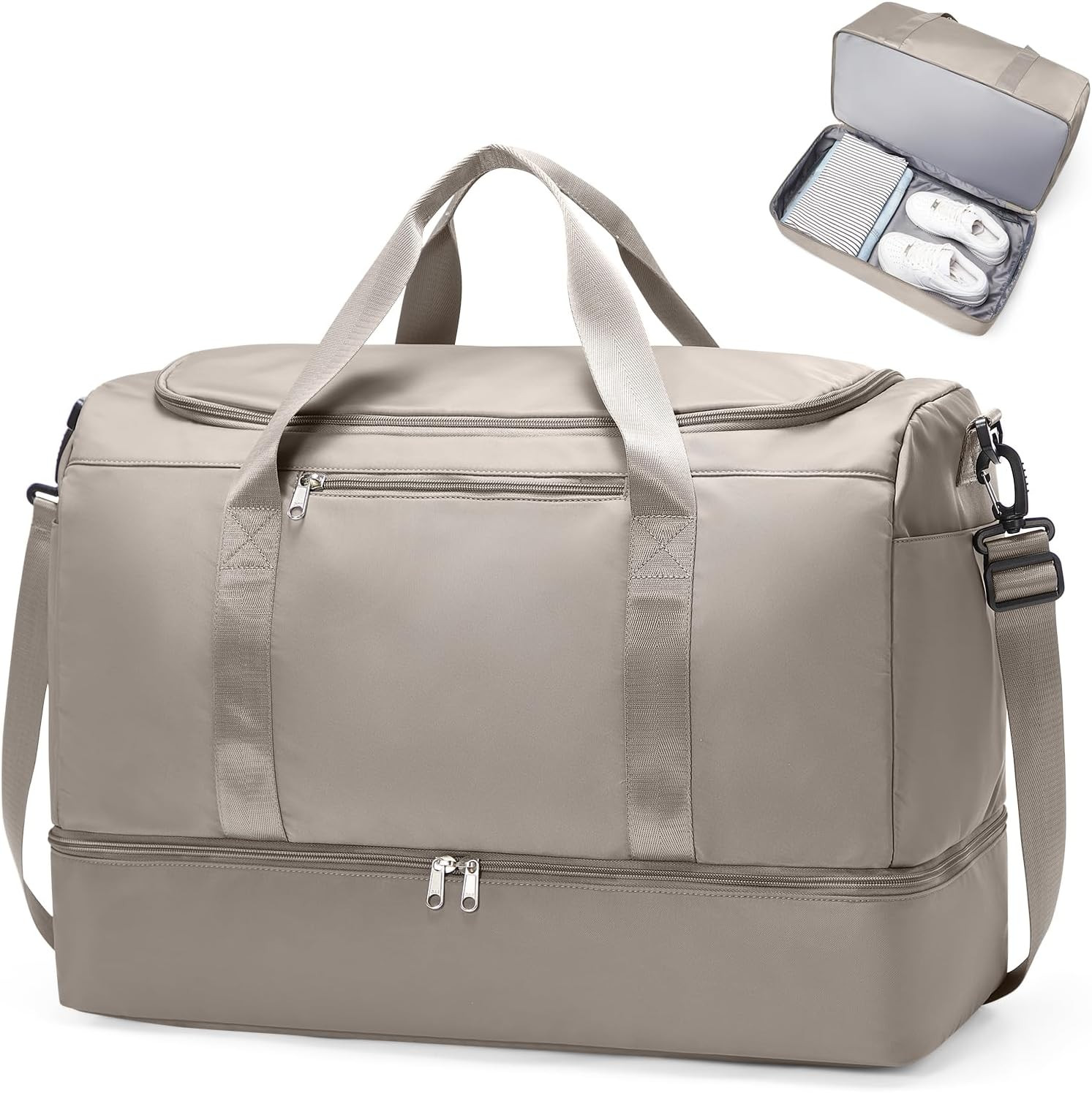 Extra Large Travel Duffle Bag, Carry-On Weekender Bags for Women Travel | Amazon (US)