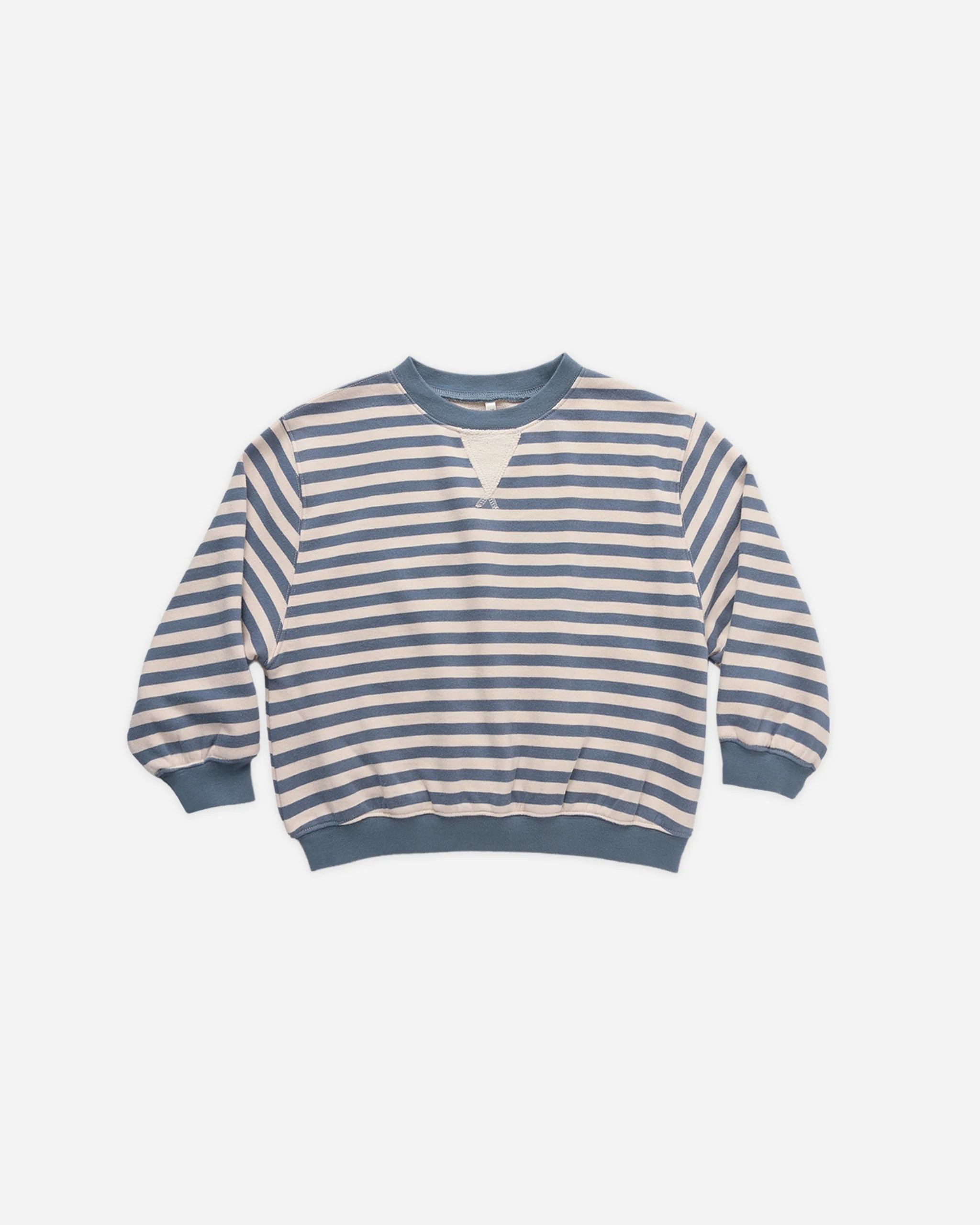 Oversized Crew Marine Stripe | Rylee + Cru