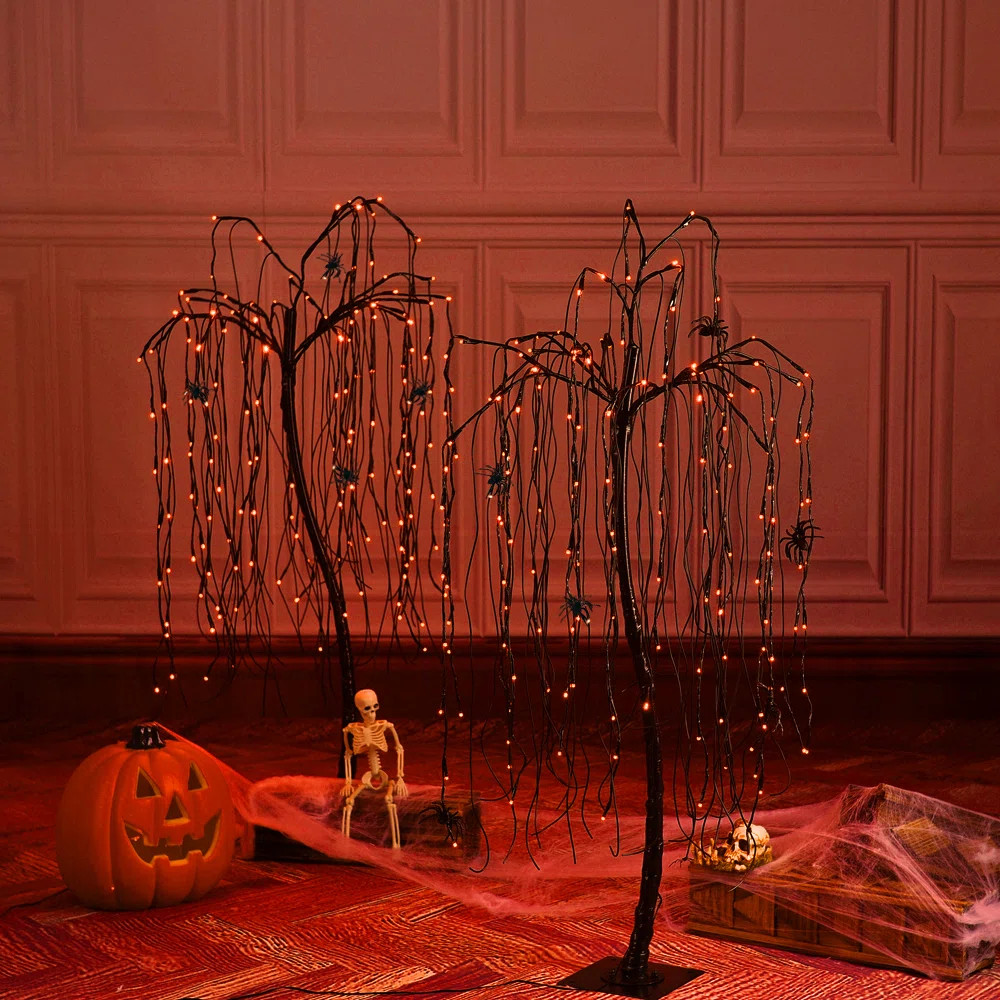 Halloween Tree 160 Light Lighted Trees and Branches | Wayfair North America