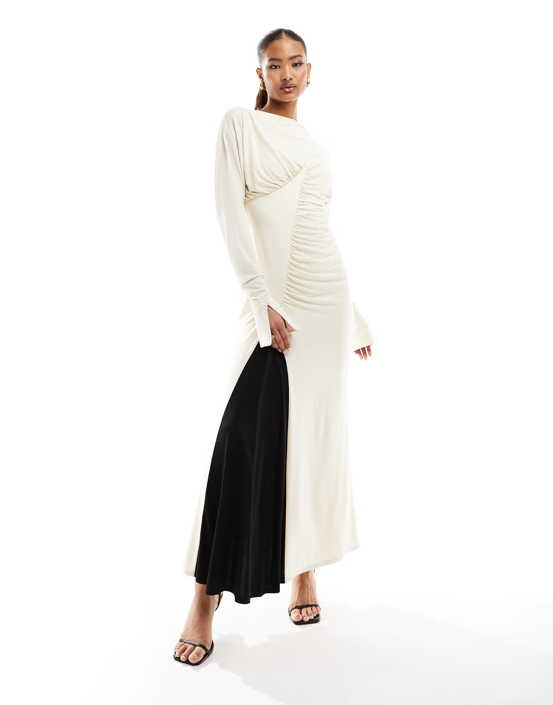 Daska jersey maxi dress in stone | ASOS (Global)