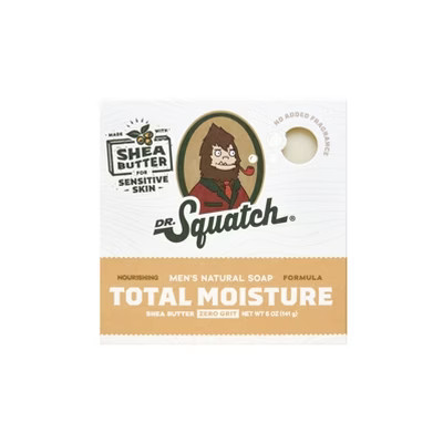 DR. SQUATCH Men's All Natural Bar Soap - Total Moisture - Shea Butter - 5oz | Target