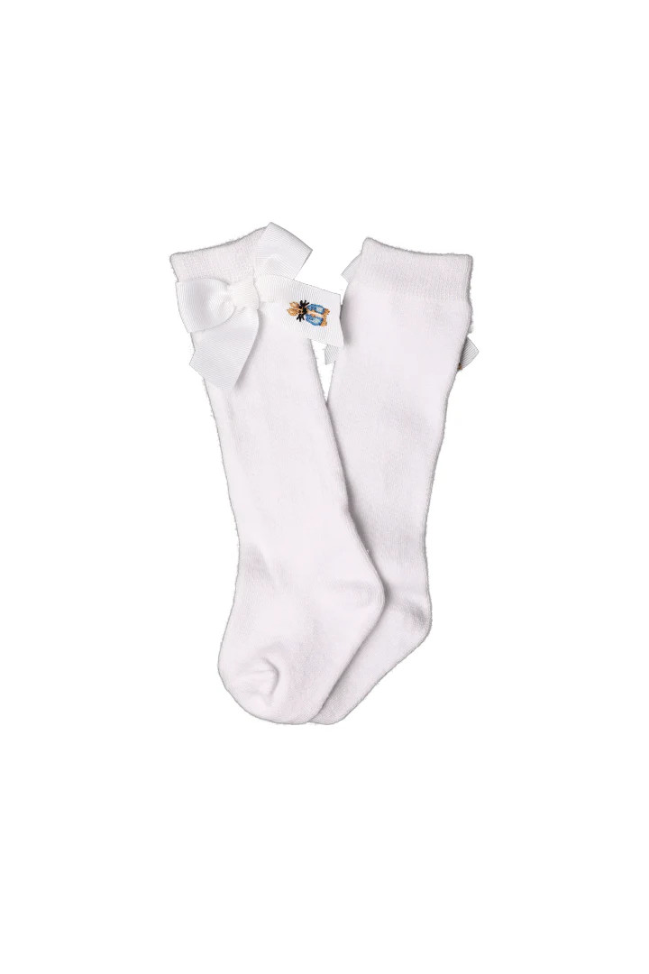 Embroidered Peter Rabbit BOW Socks | The Smocked Flamingo