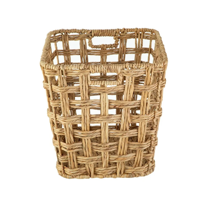 Better Homes & Gardens Extra Large Hyacinth Twist Storage Basket with Handles | Walmart (US)