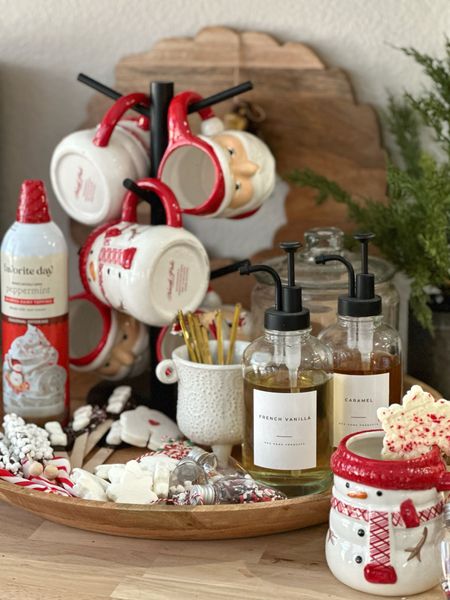 Hot chocolate bar inspo with cute mugs and fun marshmallows, spoons, treats and candy 

#LTKSeasonal #LTKHoliday #LTKparties