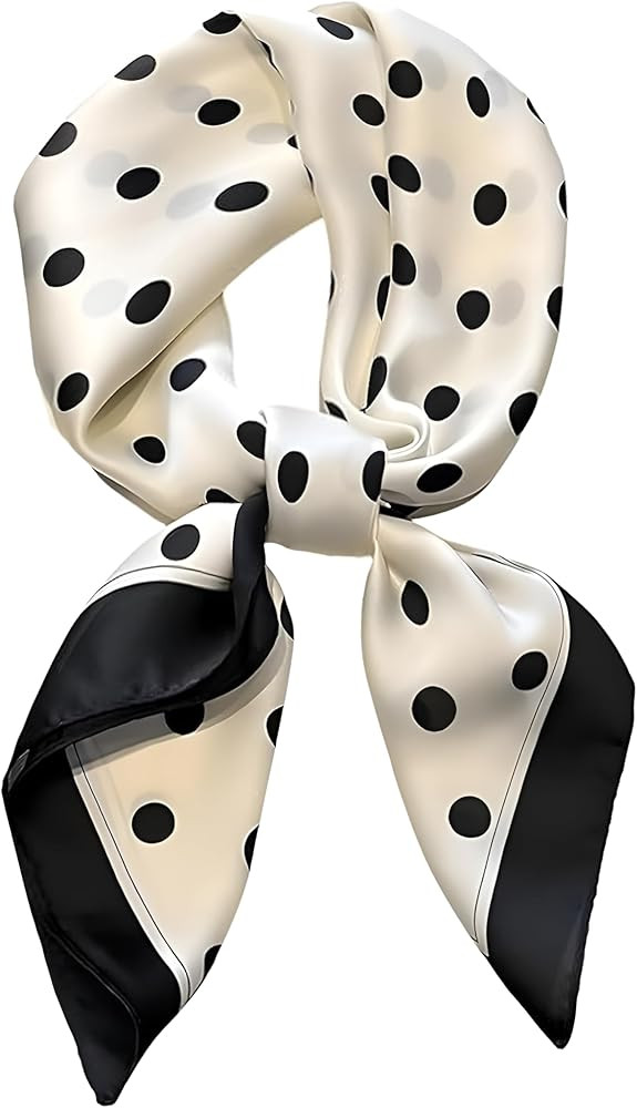 Head Bandanas Scarf for Women Silk Satin Hair Scarf Lightweight Vintage Fashion Square Neck Scarv... | Amazon (US)