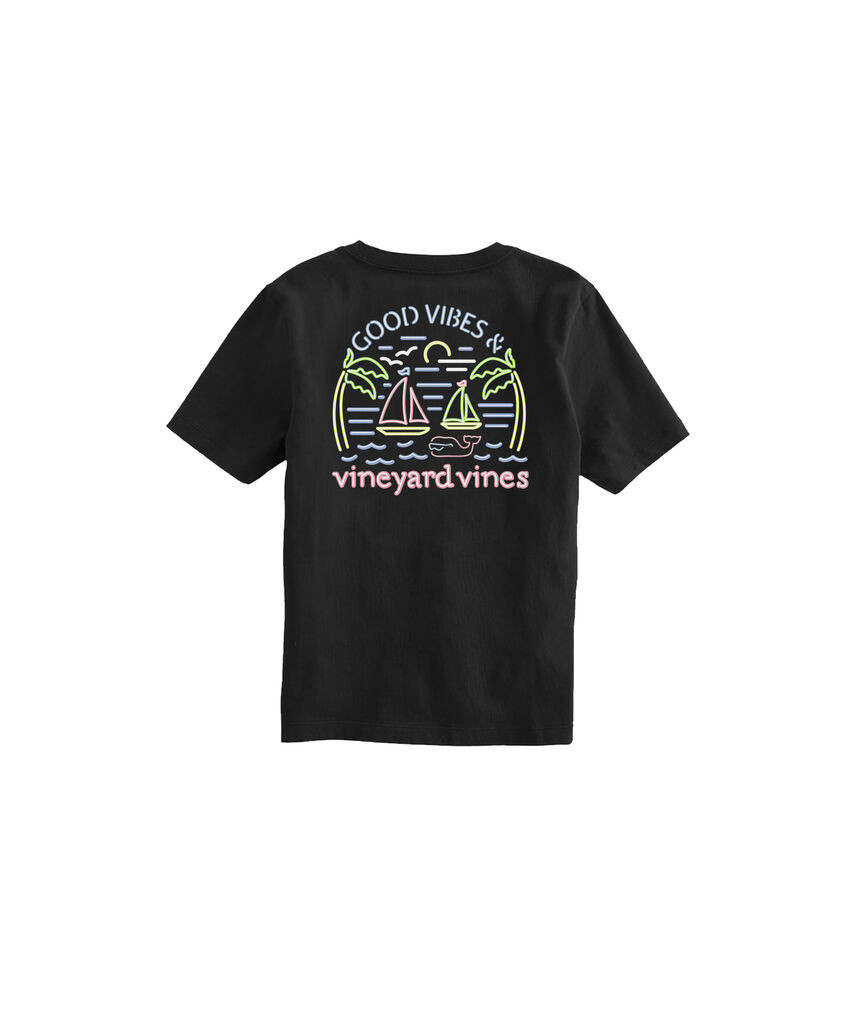 OUTLET Kids' Good Vibes Short-Sleeve Pocket Tee | vineyard vines