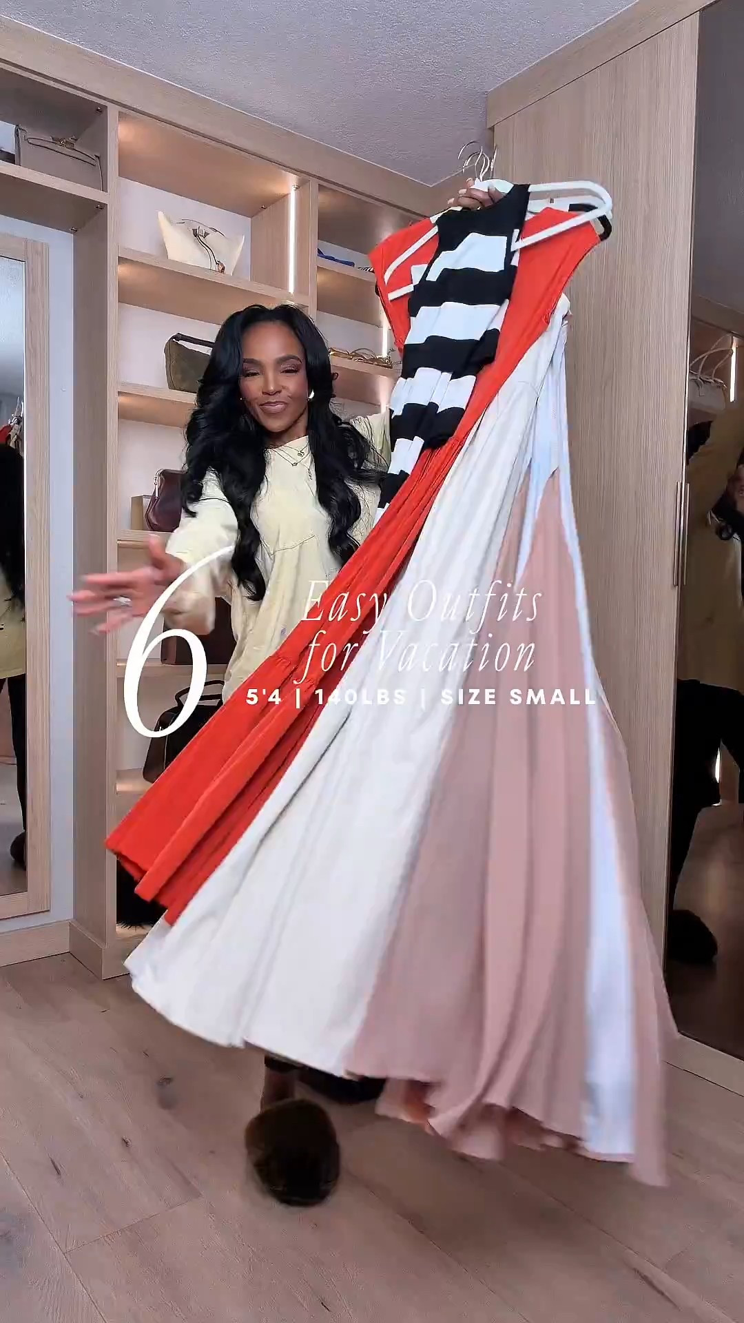 Resharing my viral vacation looks from last year because they’re still THAT good ✨
These are the kind of outfits you buy now so they’re already sitting in your suitcase when your trip pops up.

Every piece is super flattering, comfortable, and travel-tested — worn on real vacations, styled multiple ways, and perfect for:
	•	Beach dinners 🌴
	•	Resort nights 🍸
	•	Girls trips 👯‍♀️
	•	Vacay photos you’ll love forever 📸

Even if it’s cold where you are right now, trust me — having your vacation outfits ready hits different. These are timeless, easy, and rewear-worthy year after year.

Everything is linked below to shop.
I’m wearing a size small for reference (5’4”, 140 lbs, 36D, 27-40).




#LTKootd #LTKgrwm #LTKPetite