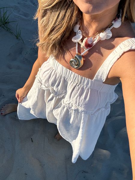Loving all shell accessories!! Found this Amazon one and it’s such affordable for the fun trend. Paired it with my favorite white maxi dress in a size 8

#LTKSeasonal #LTKFindsUnder100 #LTKOver40
