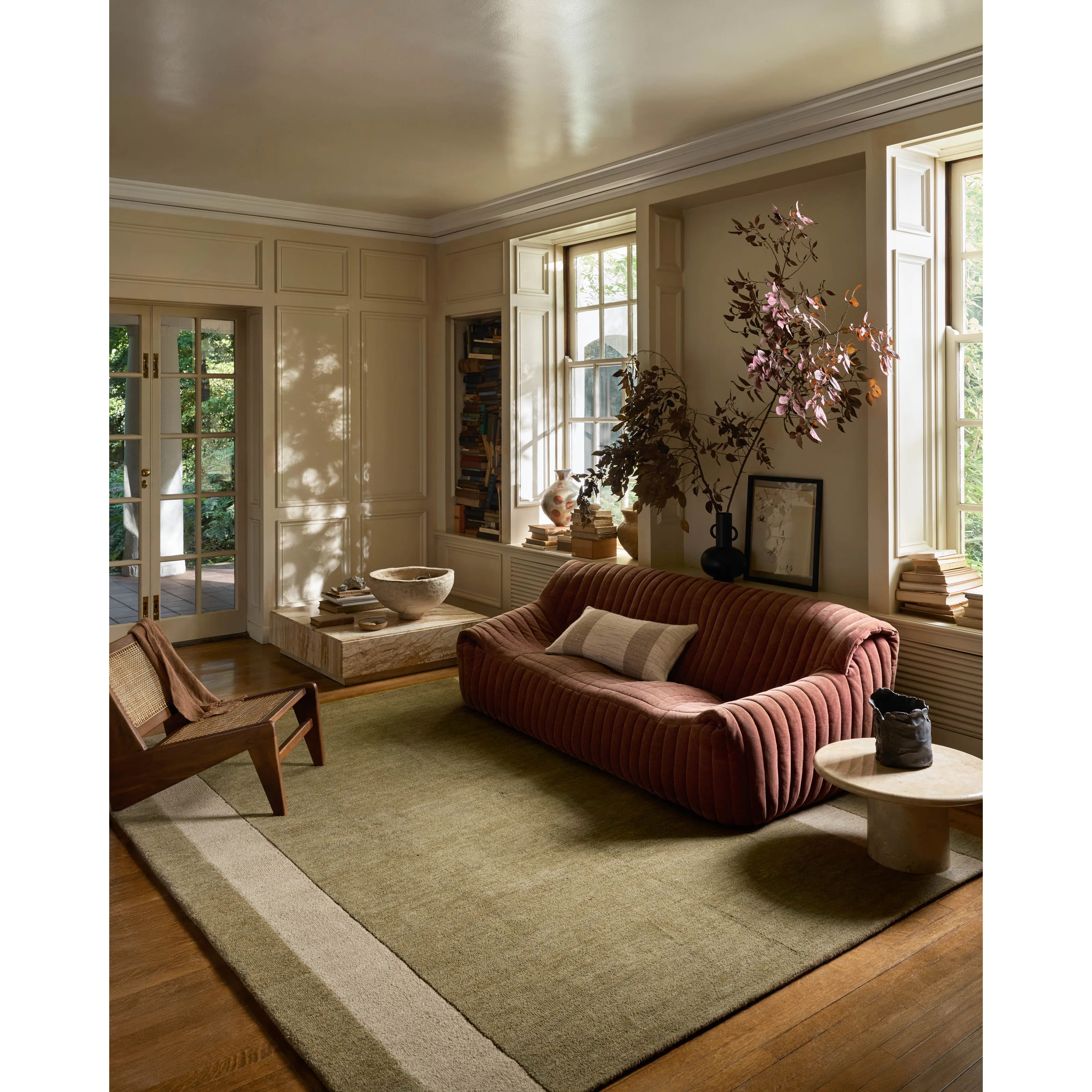 Leanne Ford x Loloi Craven Light Olive / Oatmeal Area Rug | Wayfair North America