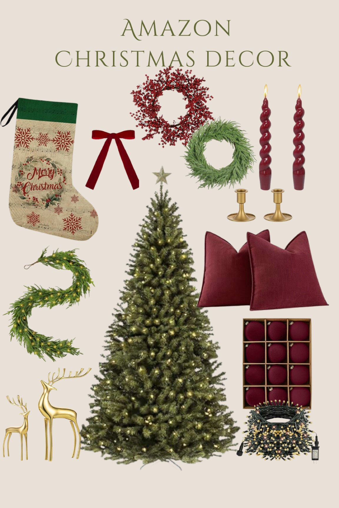 Amazon Christmas decor 
Christmas decor
Amazon finds


#LTKSeasonal #LTKHoliday #LTKHome