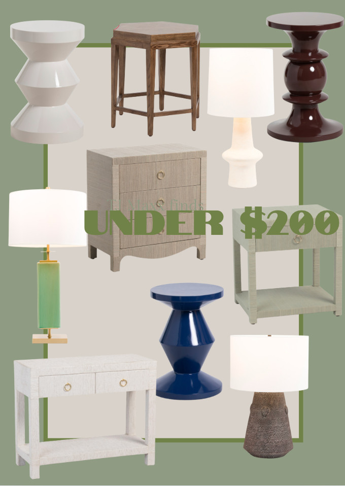 TJ Maxx finds under $200 - budget friendly side tables, nightstands, and lamps  

 #LTKHome #LTKStyleTip