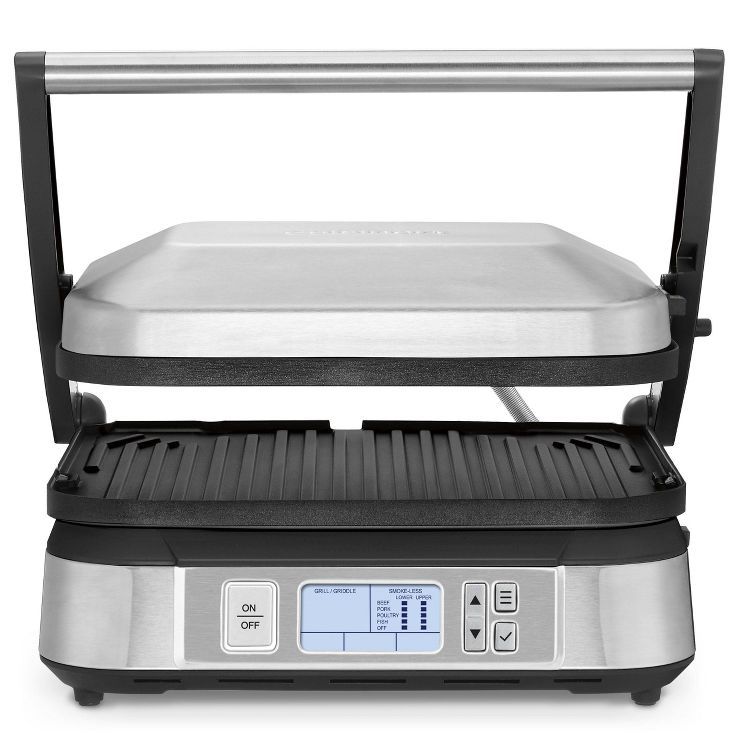 Cuisinart Contact Griddler with Smoke-less Mode - Brushed Stainless Steel - GR-6STG | Target
