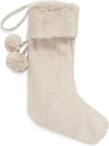 Recycled Faux Fur Holiday StockingNORDSTROM | Nordstrom