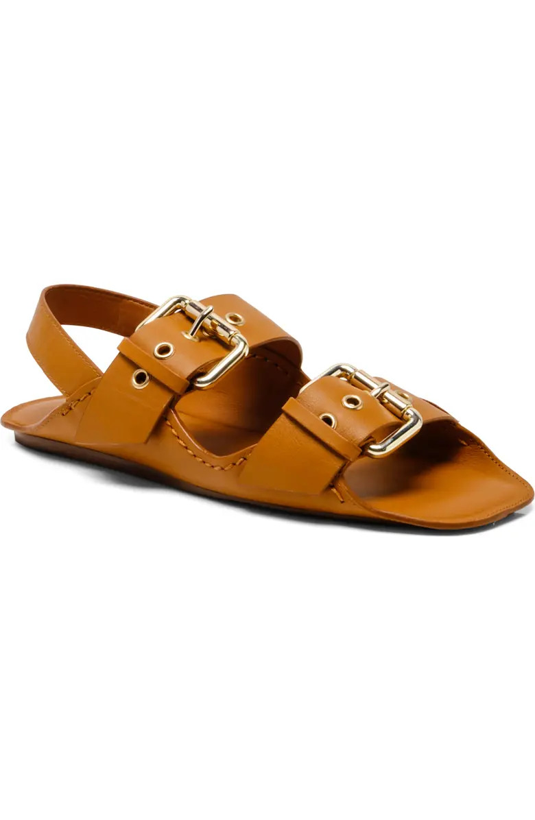 Free People Blossom Buckle Flat Sandal (Women) | Nordstrom | Nordstrom