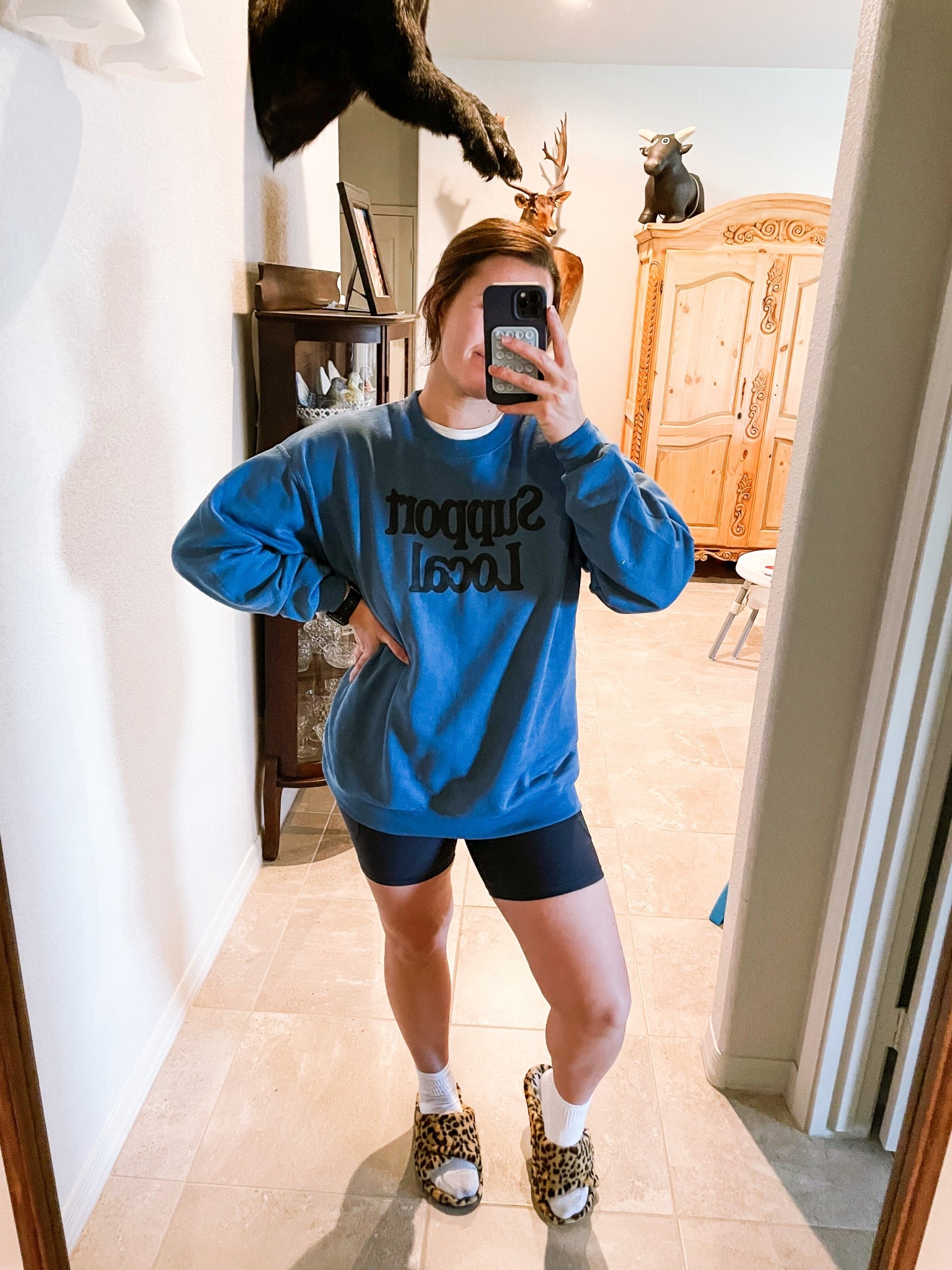 Today’s look:
Sweatshirt- Tees by Taylor
Undershirt - Amazon
Biker shorts - Old Navy
Socks - Target

Mom, outfit, look, daily, casual, fit, sweatshirt, layering, tee, shirt, active, activewear, crz yoga, cotton, navy, black, biker, shirt, shorts, yoga, cotton, crew, socks, tall, Hanes.

#LTKFindsUnder50 #LTKActive