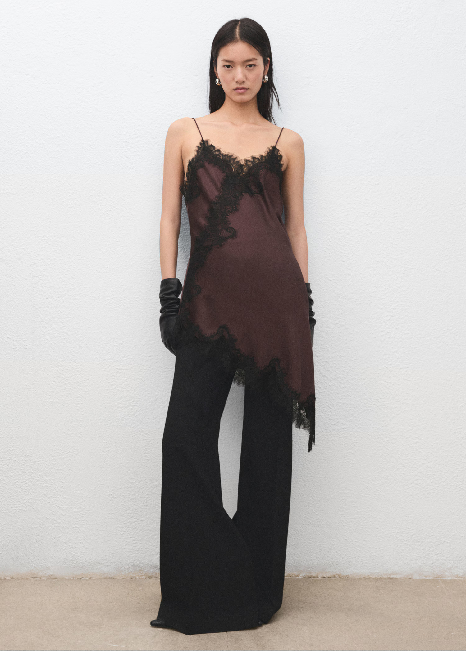 Lace top | MANGO (UK)