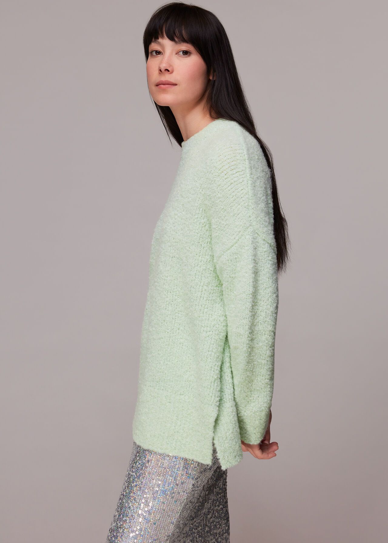 Relaxed Boucle Sweater | Whistles