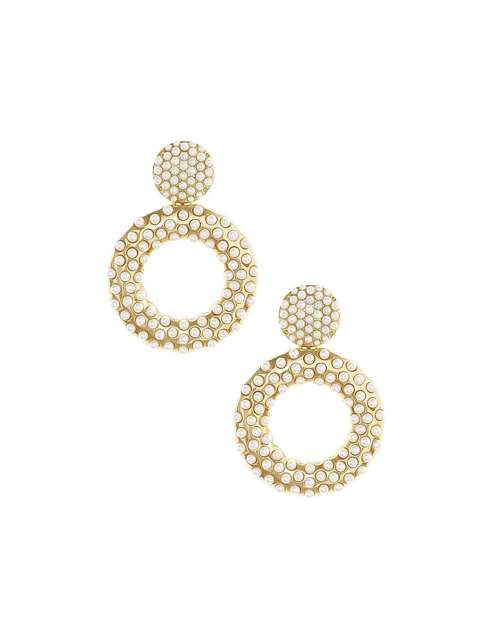 You're The Moment 18K Gold-Plate, Pearl & Crystal Earrings | Saks Fifth Avenue