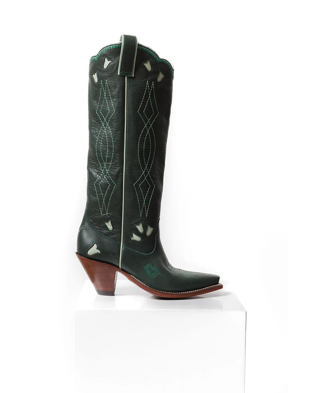 Sunny Boot - Forest Moss/Honeydew | Women's Tall Cowboy Boots | Besita Boots | Besita Boots