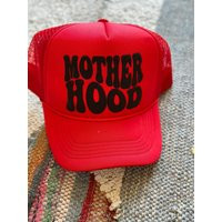 Motherhood Trucker Hat Gift For Mom Trendy Womens Cute Cap Sports Mama Pool River | Etsy (US)