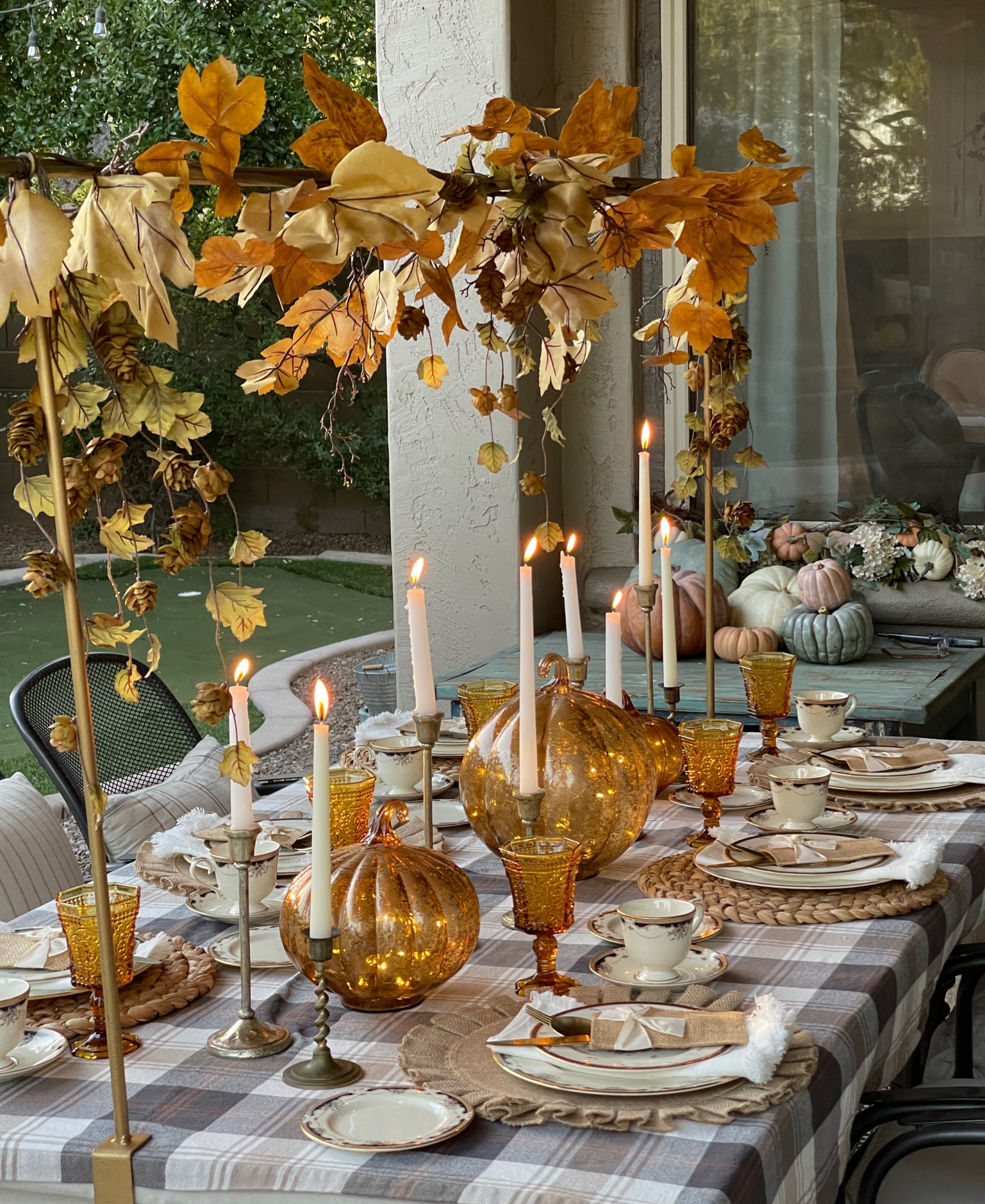 An Over the table rod is a great way to elevate your dining experience for special occasions, holidays, birthdays and for any time of year. Can be used indoors and outdoors. And the rod pictured here, is adjustable lengthwise.

Table decor, table decorations, holiday table decor, table rod, tabletop decor, tablescape, special occasion decor

#LTKSeasonal #LTKhome #LTKHoliday