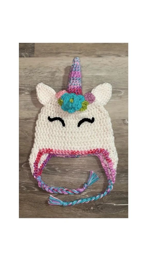 Unicorn Beanie  Crochet Unicorn Hat  Magical Winter Beanie  | Etsy | Etsy (US)