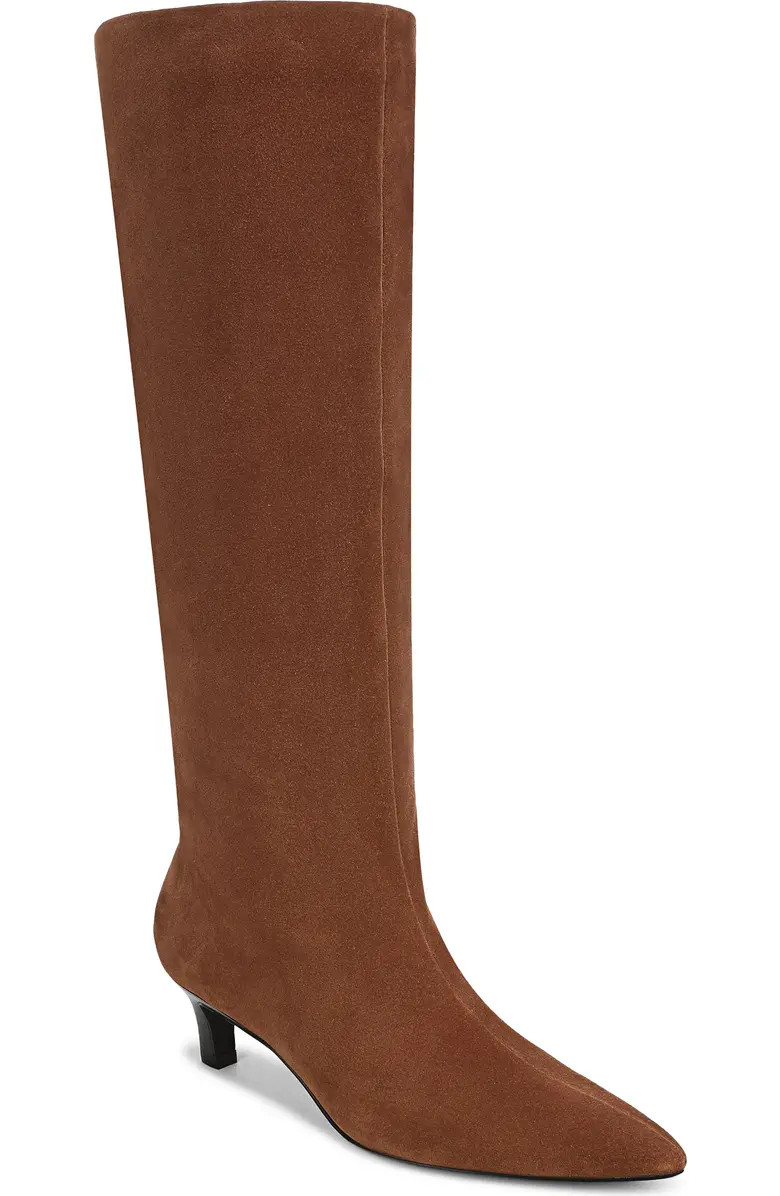 Dauphine Kitten Heel Knee High Boot (Women) | Nordstrom