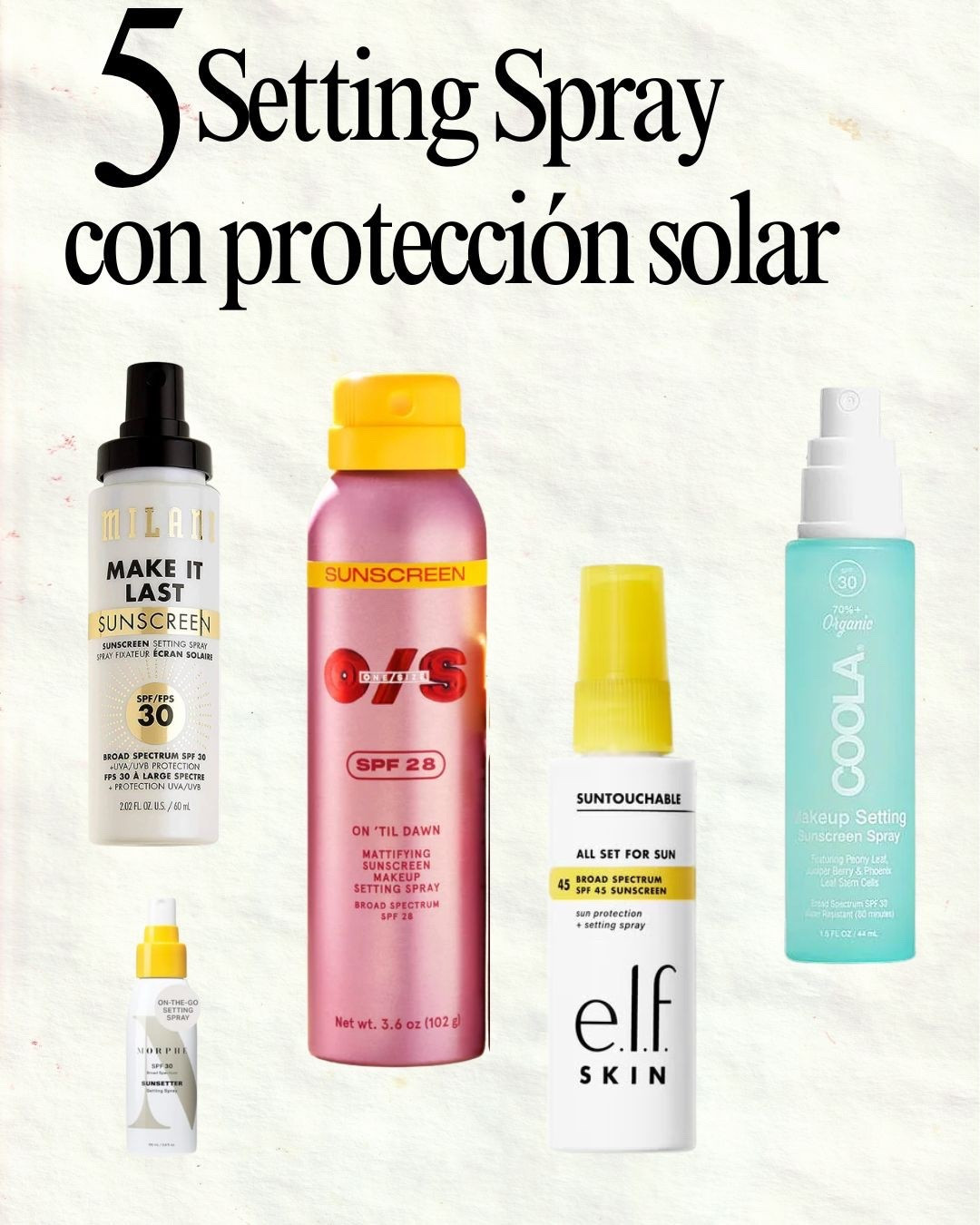 5  Setting Spray
con protección solar

#LTKActive #LTKBeauty #LTKSeasonal