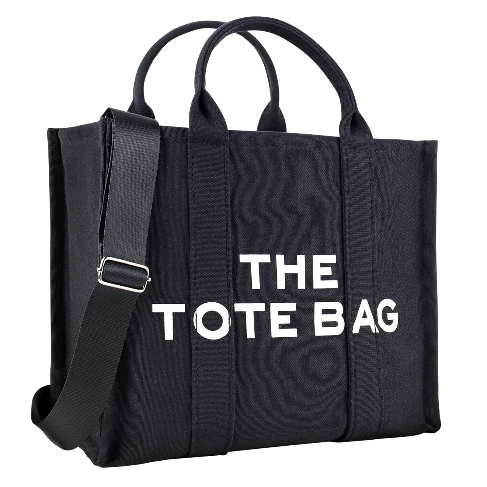 Rommisie Tote Bags for Women, Handbag Tote Purse with Zipper Canvas Crossbody Bag for Office, Tra... | Walmart (US)