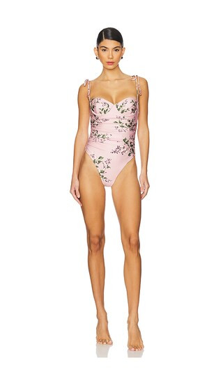 Rabano One Piece in Pink Multifloral | Revolve Clothing (Global)