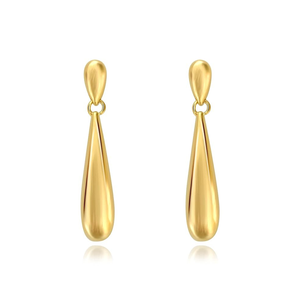 Teardrop Waterdrop Gold Dangle Earrings for Women - Trendy Upscale Dangly Earrings | Amazon (US)