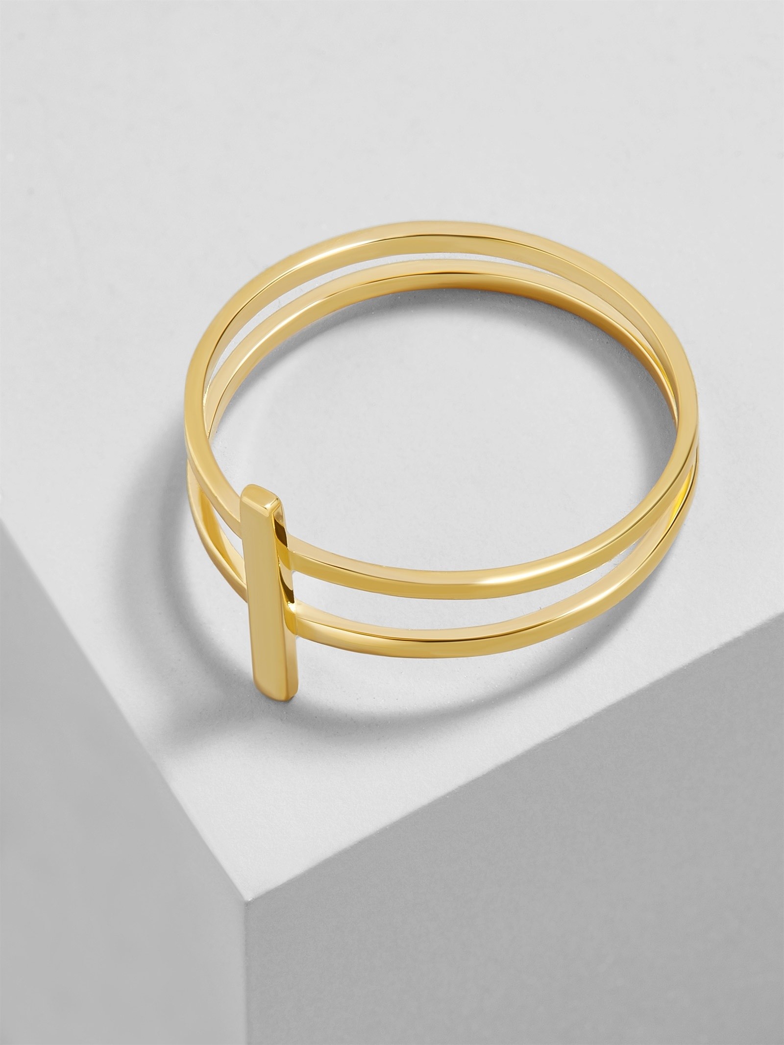 Punto 18K Gold Plated Ring | BaubleBar (US)