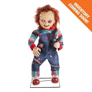 3.5 ft. Animated LED Scarred Chucky Doll H38 | The Home Depot