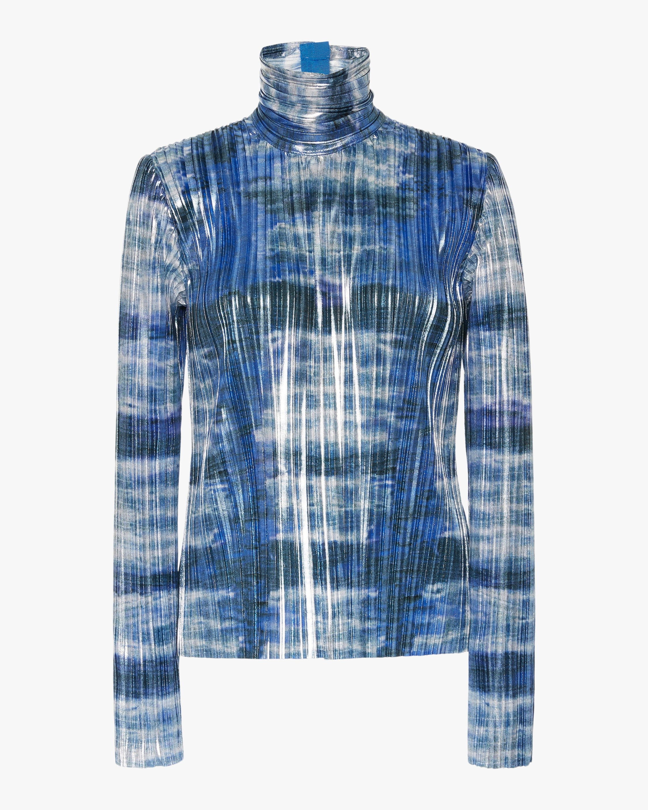 Tie-Dye Turtleneck Top | Olivela