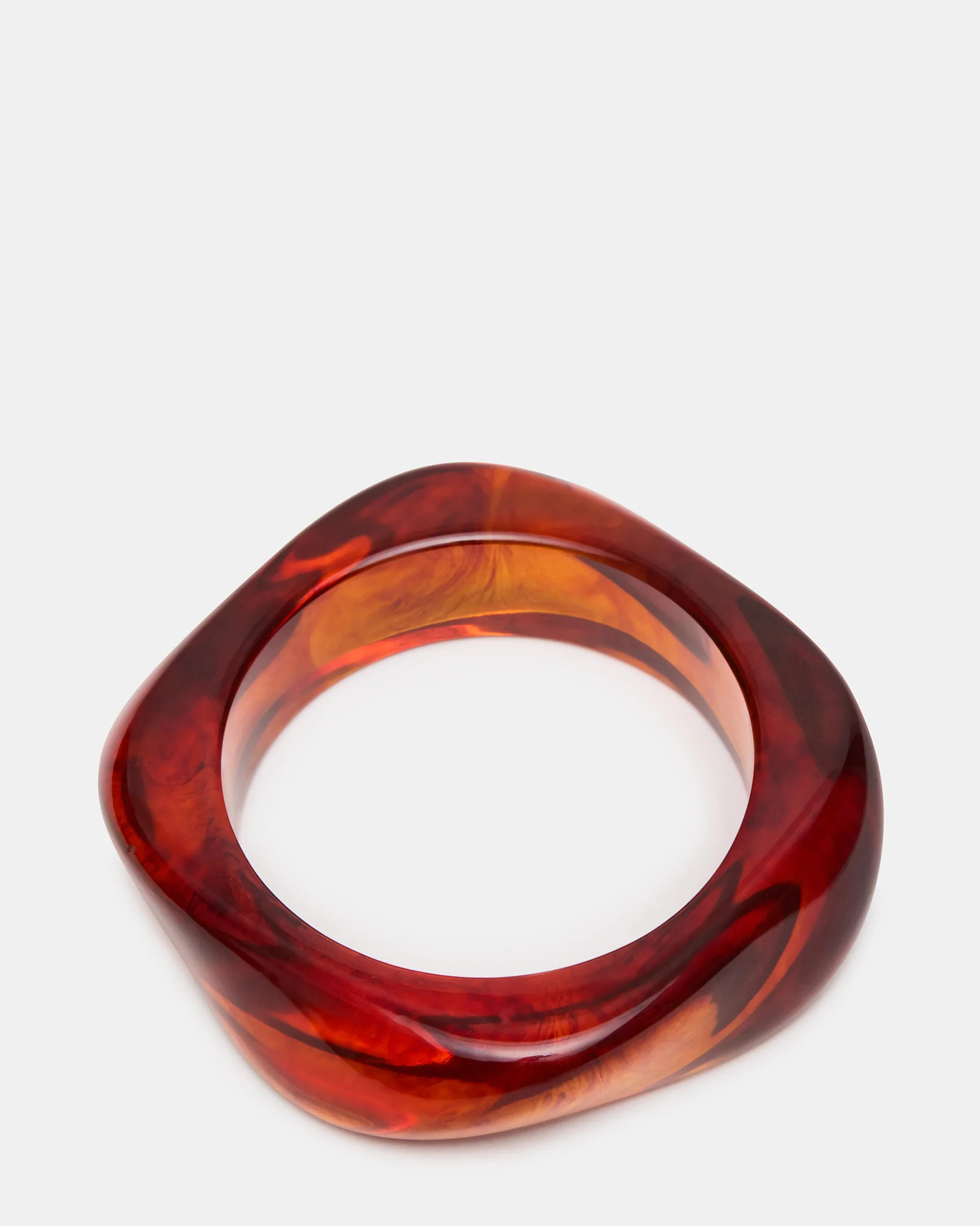 CURVED RETRO BRACELET Natural Women's Bangle Bracelet | Steve Madden (US)