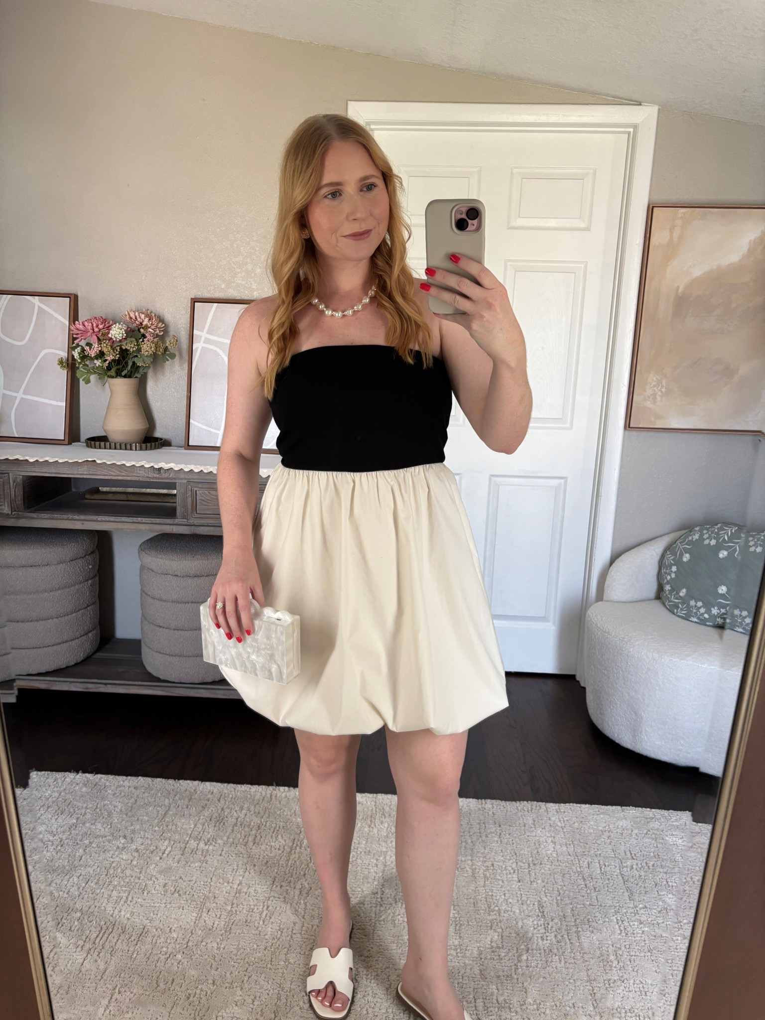 Women's Tube Bubble Mini A-Line Dress - A New Day™ Black/Cream
Size Mediumm

#LTKFindsUnder50 #LTKMidsize #LTKSaleAlert