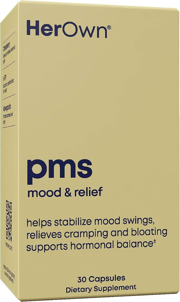 her own PMS, Supports PMS Symptoms, Promotes Positive Mood, Natural Hormone Balance, Helps Reliev... | Amazon (US)