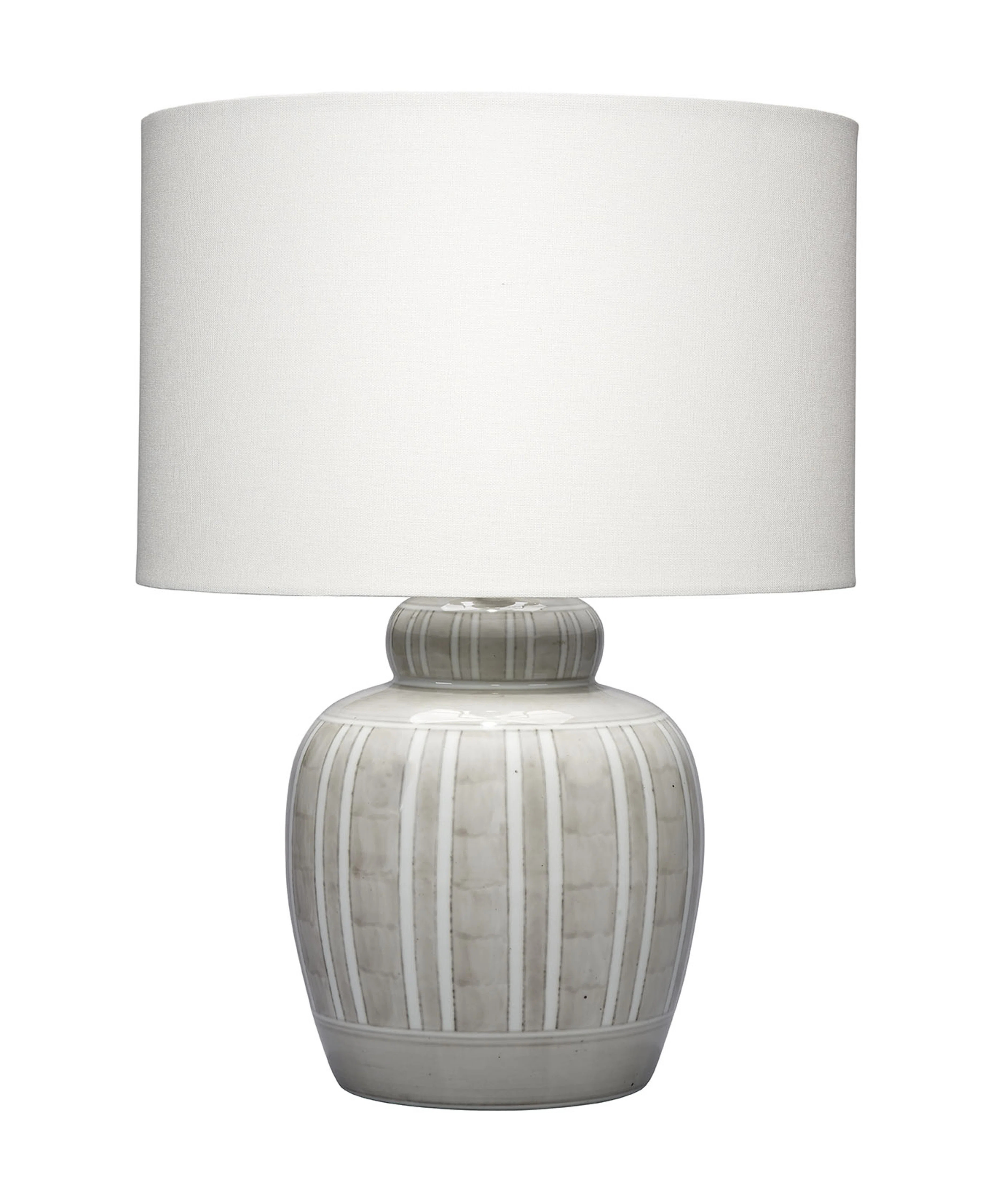 Mayolo Ceramic Table Lamp with Linen Shade | Birch Lane