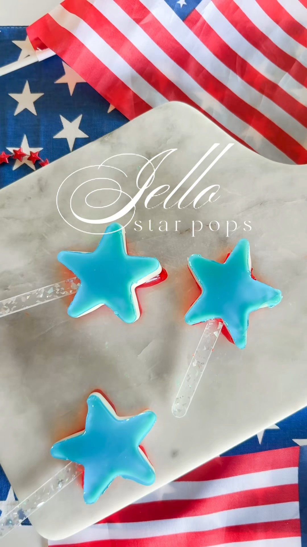 Stars, stripes, and jello bites 💥🇺🇸 Made the cutest 3-layer Jello popsicles with strawberry, berry blue, and a sweet condensed milk layer. Perfectly patriotic and toddler-approved. Found the cutest silicone mold and now I want to turn everything into a star. ✨ Save this for your 4th of July menu. Cool, colorful, and so easy to make!



#LTKSummerEdit #LTKSeasonal #LTKParties