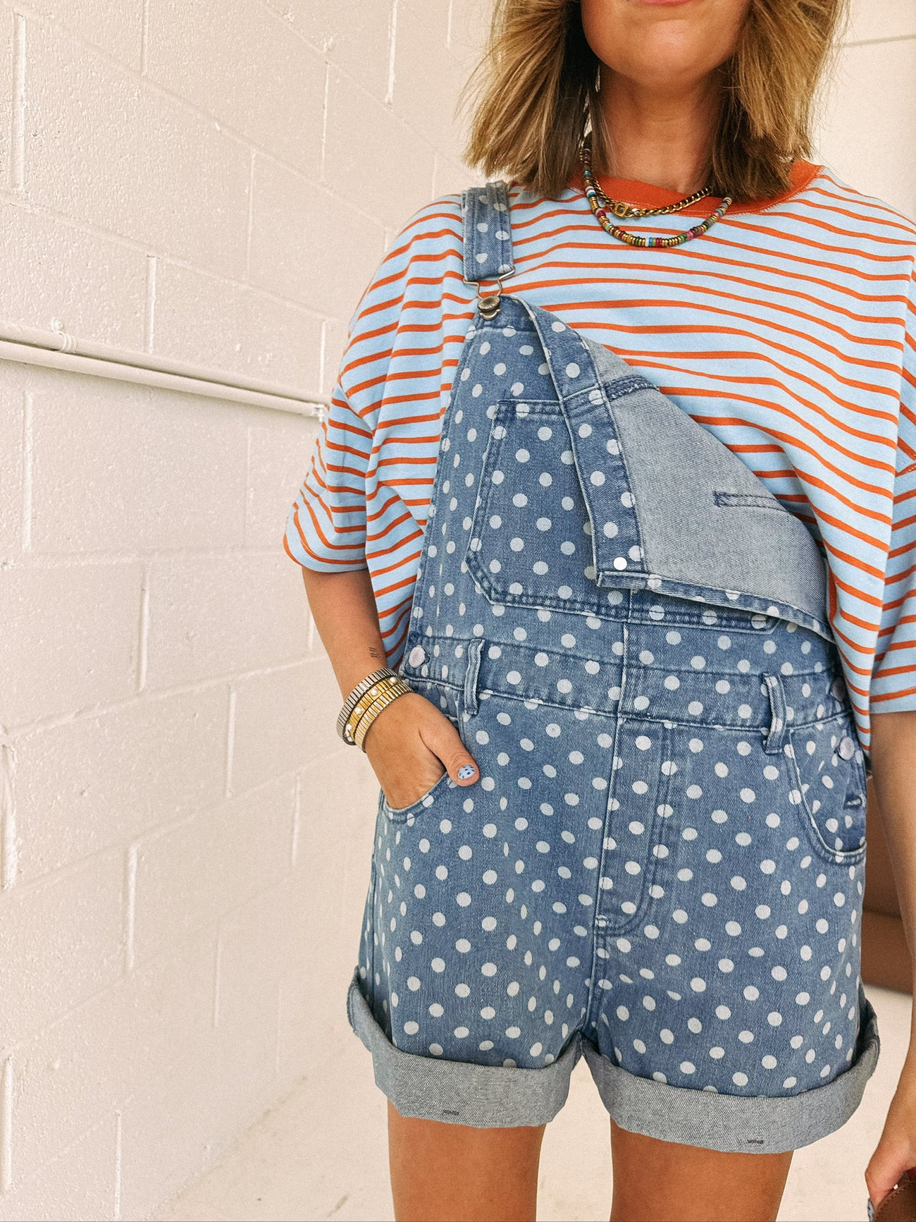 cowgirl blues shorty overalls | Etta+East