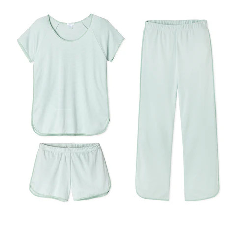 Pima Bundle in Parisian Green | Lake Pajamas