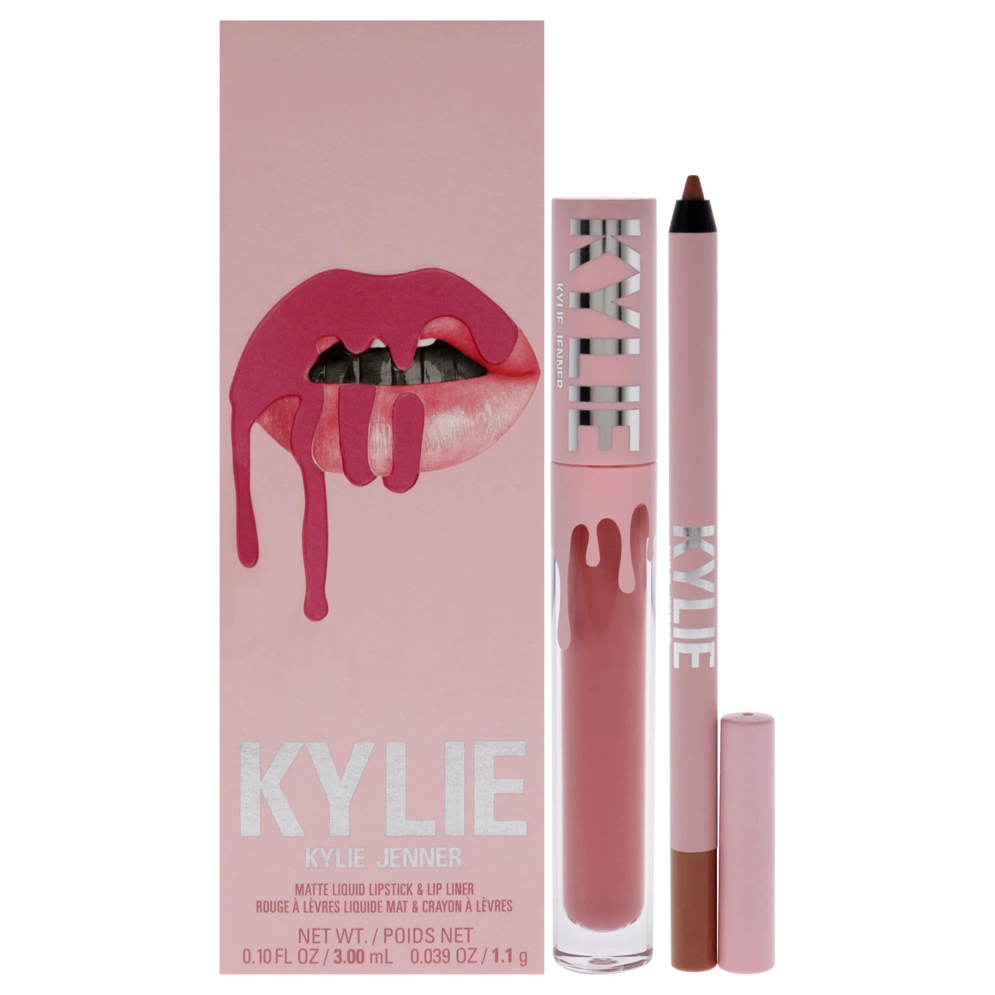 Kylie Cosmetics Matte Lip Kit - 808 Kylie , 2 Pc 0.10oz Matte Liquid Lipstick, 0.03oz Lip Liner | Walmart (US)