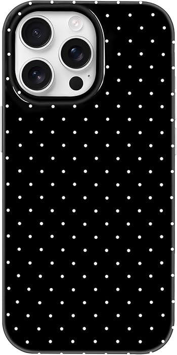 Hython for iPhone 16 Pro Max Case Cute Polka Dot Aesthetic Design Simple Cover 6.9", Thin Slim An... | Amazon (US)